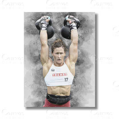 Tia-Clair Toomey Signature Fitness Canvas Wall Art