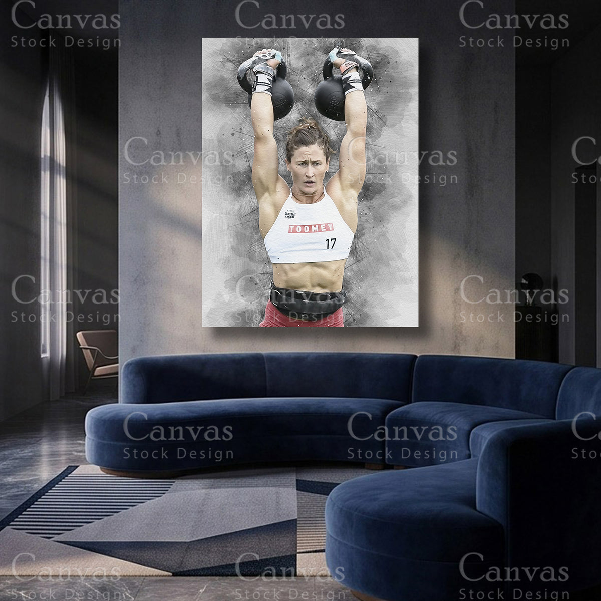 Tia-Clair Toomey Fitness Canvas Artwork