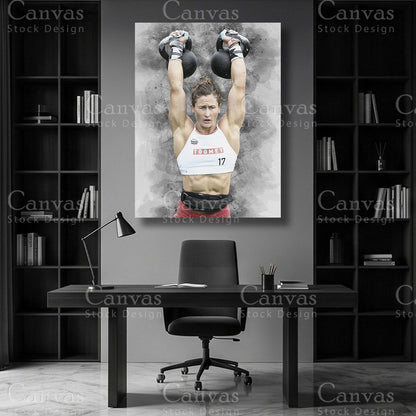 Tia-Clair Toomey CrossFit Canvas Wall Art