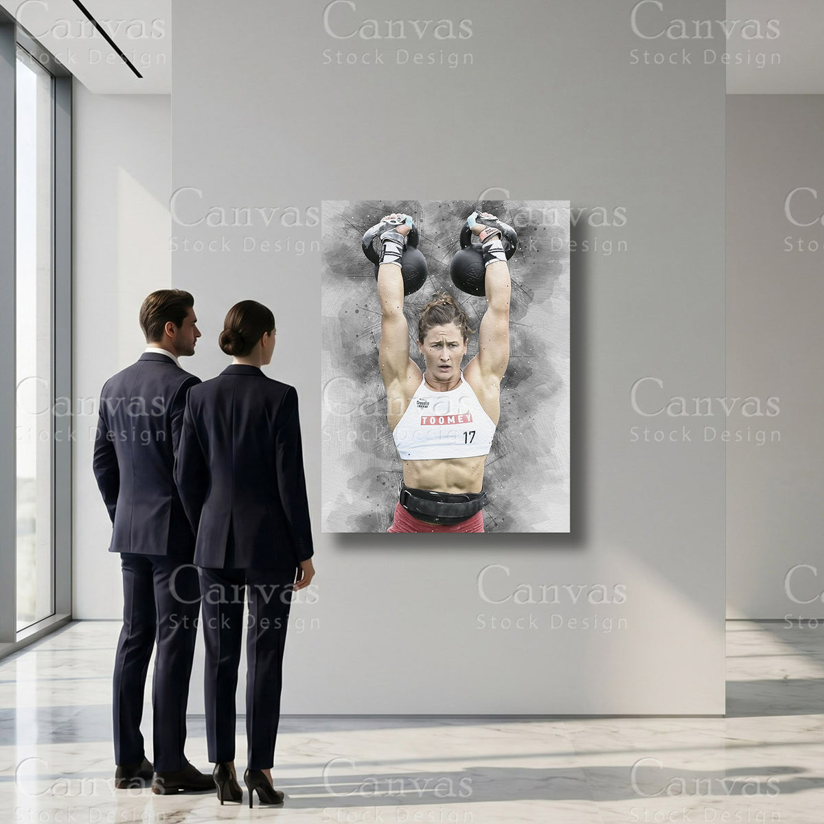Tia-Clair Toomey Sports Canvas Artwork