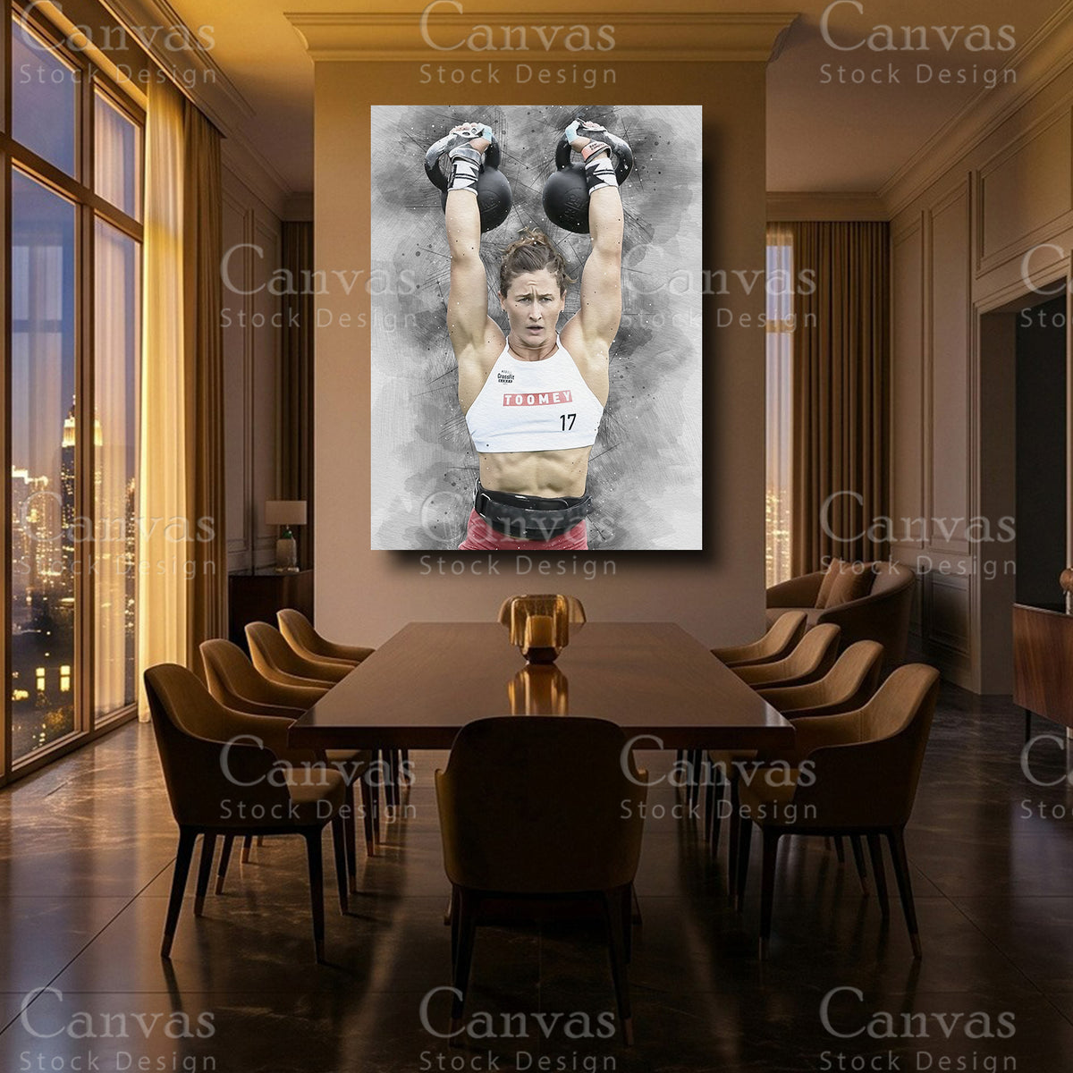 Tia-Clair Toomey Luxury Fitness Wall Art