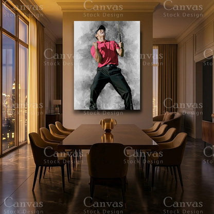 Tiger Woods Canvas Wall Art