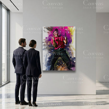 Tiger Woods luxury sports canvas decor