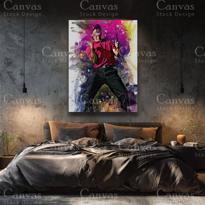 Tiger Woods premium canvas artwork for refined interiors
