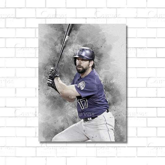 Todd Helton Canvas Wall Art