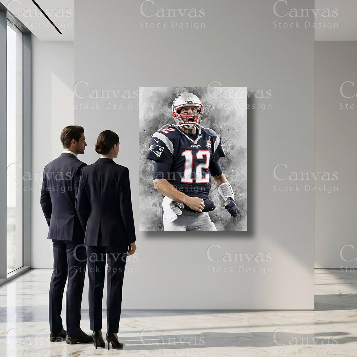 Tom Brady NFL Athlete Artwork