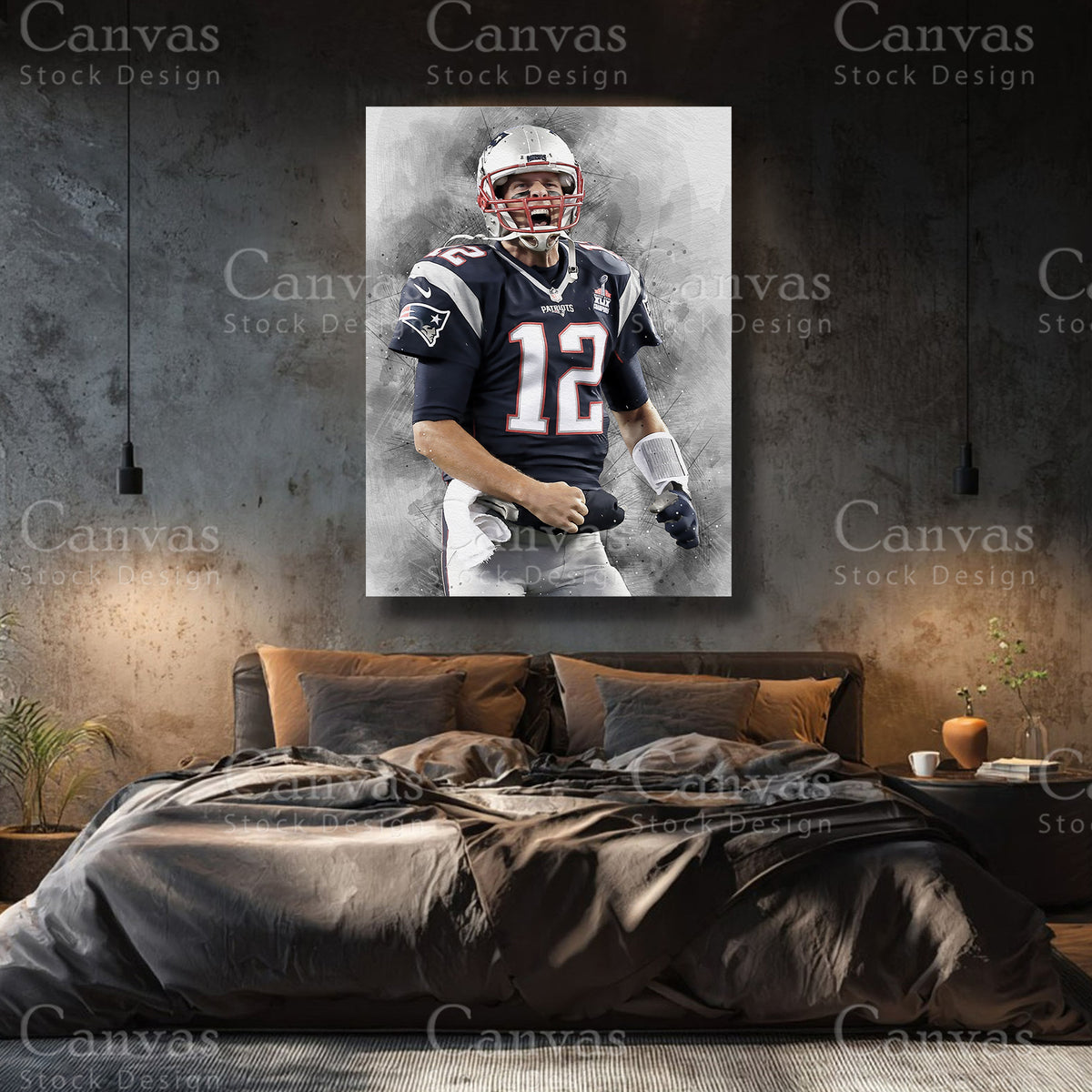 Tom Brady Premium NFL Wall Art