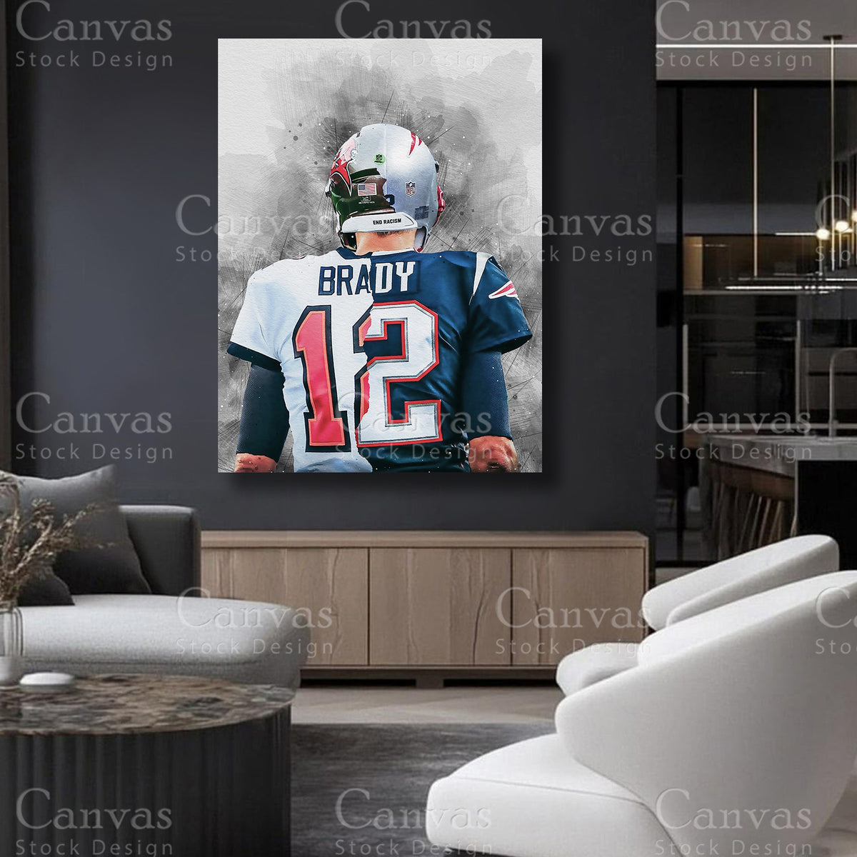 Tom Brady Canvas Art for Sophisticated Interiors