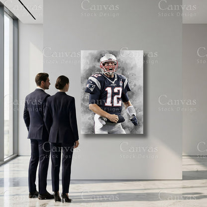 Tom Brady NFL Sports Artwork