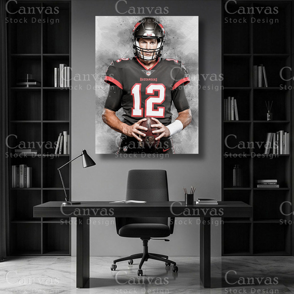 Tom Brady NFL Canvas Wall Art