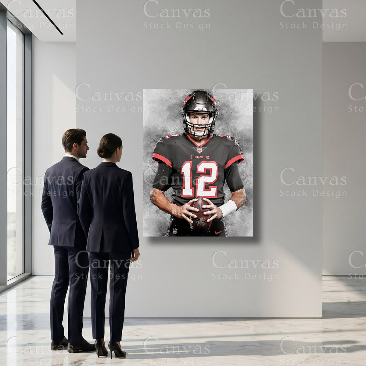 Tom Brady Football Athlete Wall Art