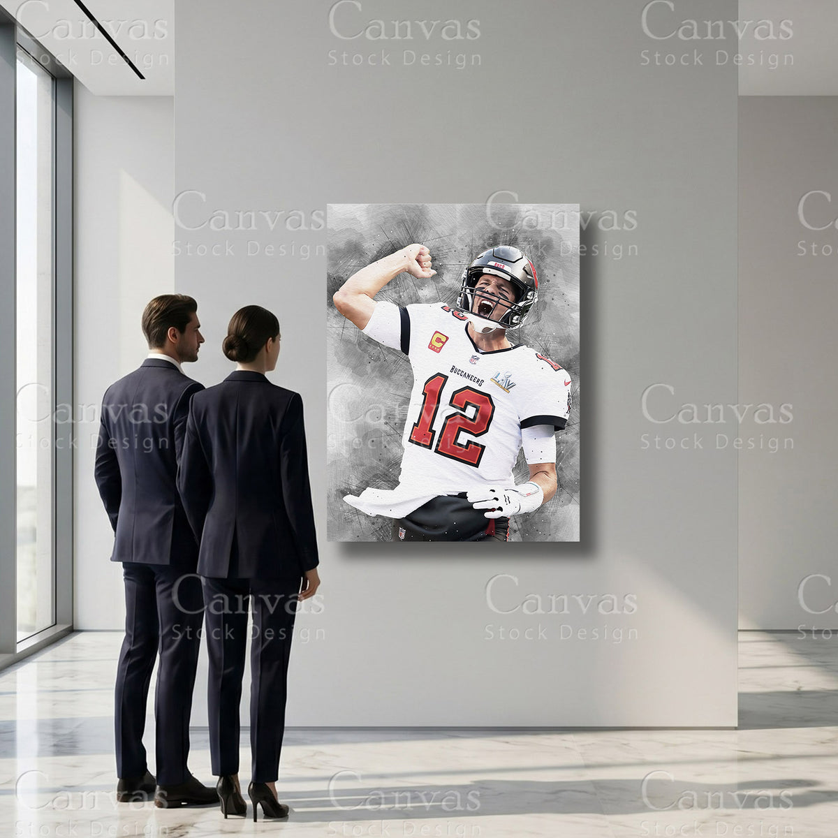 Tom Brady NFL Sports Wall Art