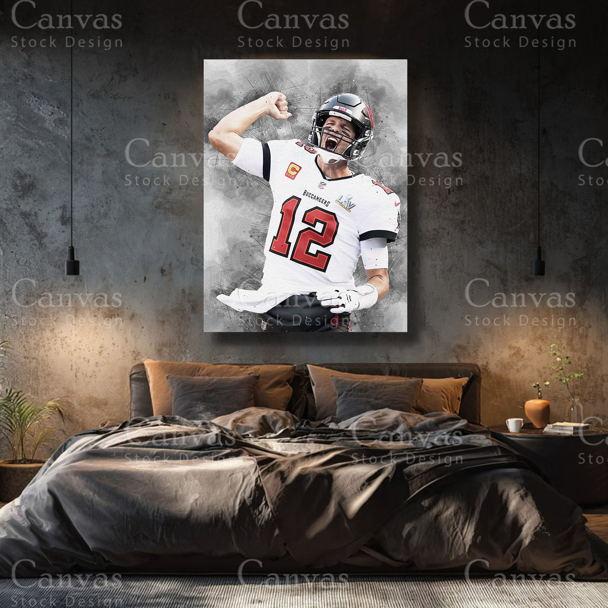Tom Brady Premium NFL Wall Art