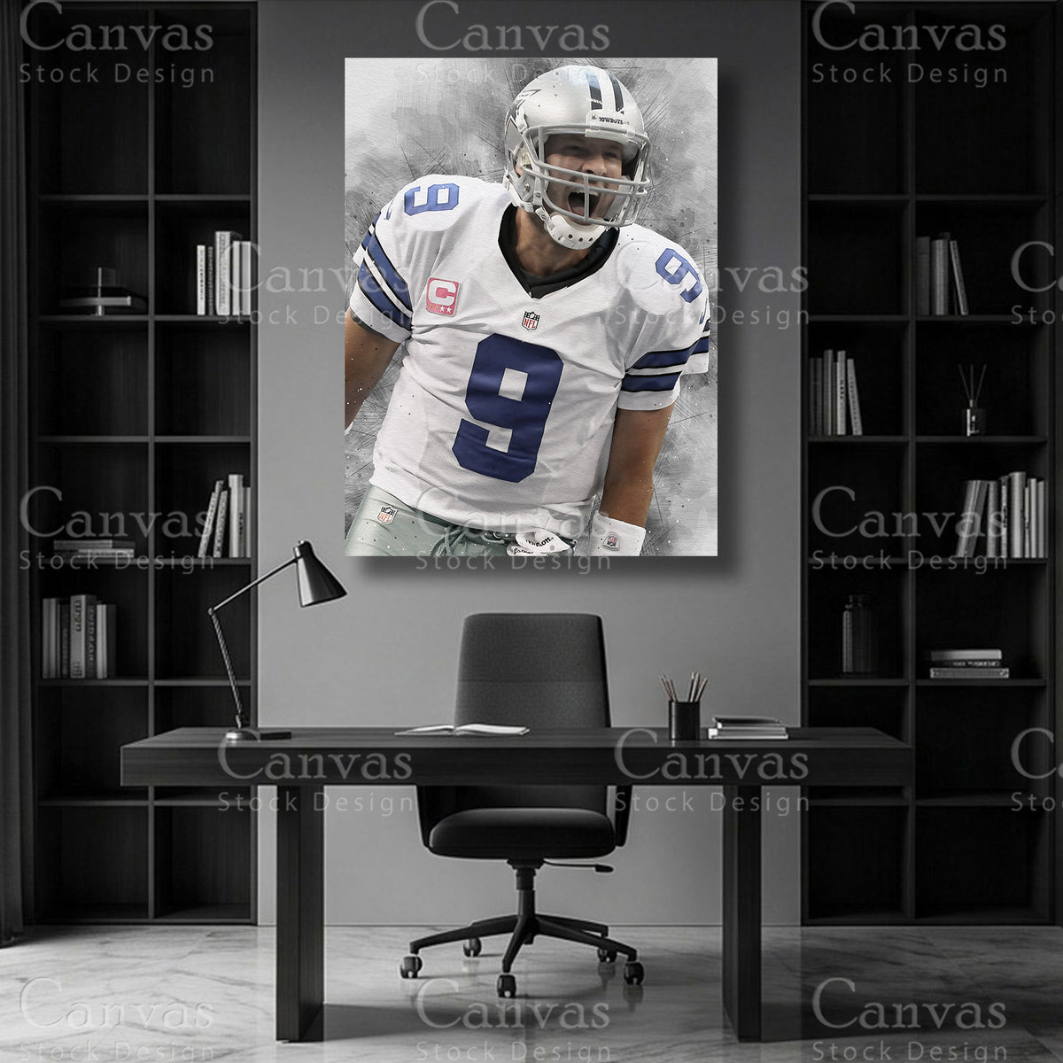 Tony Romo NFL Canvas Wall Art