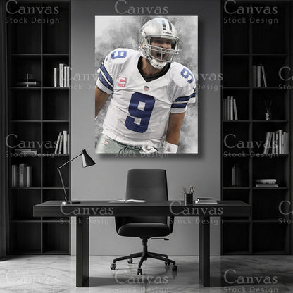 Tony Romo NFL Canvas Wall Art