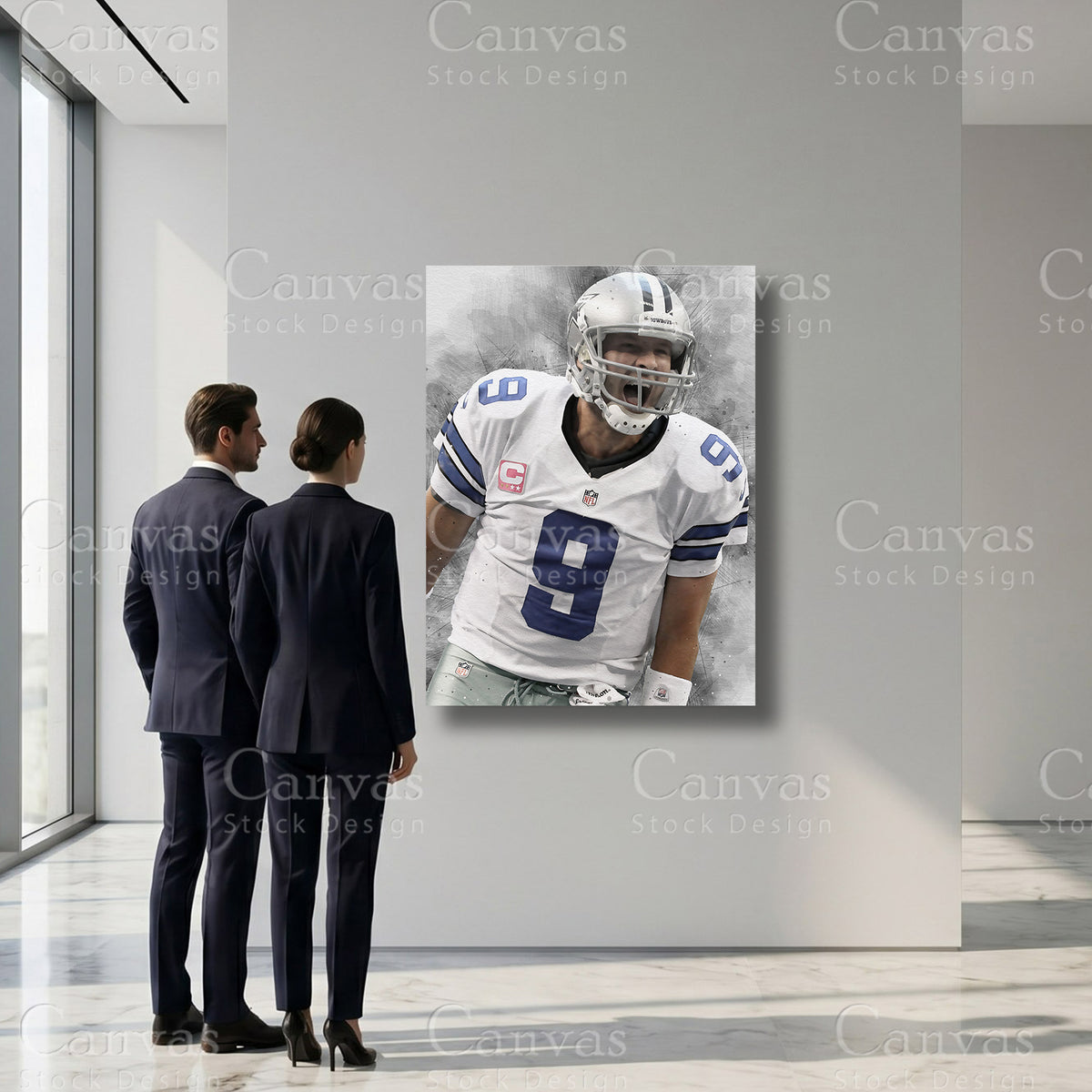 Tony Romo Football Sports Artwork