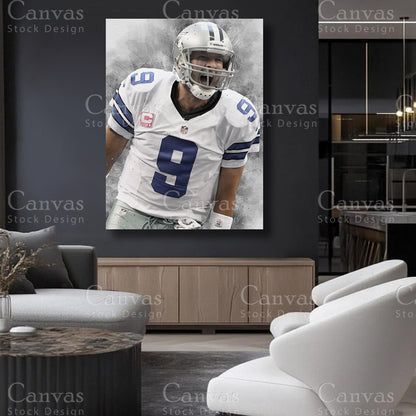 Tony Romo Canvas Art for Refined Interiors