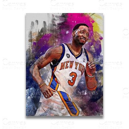 Tracy McGrady basketball canvas artwork