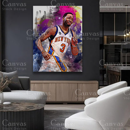 Tracy McGrady canvas wall art with floating frame