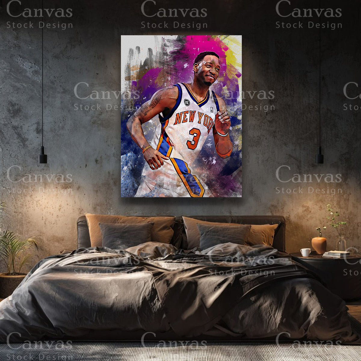 Tracy McGrady basketball wall artwork for modern interiors
