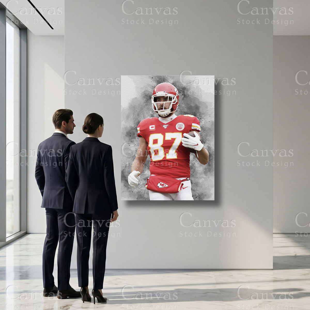 Travis Kelce NFL Sports Artwork