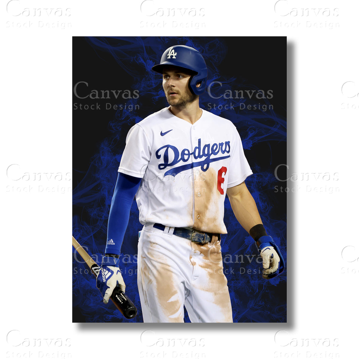 Trea Turner canvas wall art for MLB baseball fans