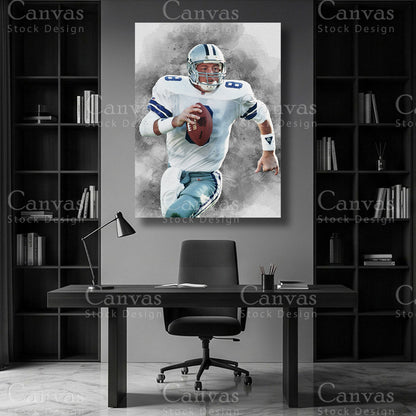 Troy Aikman NFL Canvas Wall Art