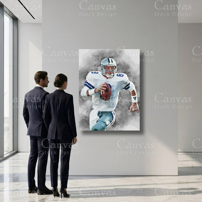 Troy Aikman Football Sports Artwork
