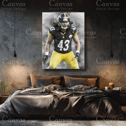 Troy Polamalu Premium NFL Wall Art