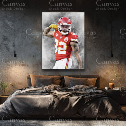Tyrann Mathieu NFL sports wall art for sophisticated interiors