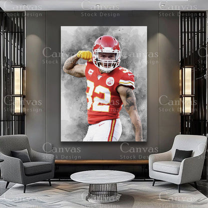 Tyrann Mathieu luxury sports canvas artwork