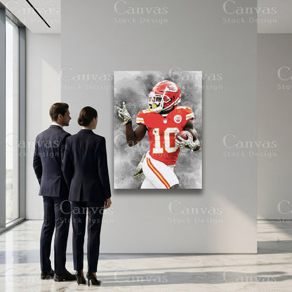 Tyreek Hill football artwork for modern interiors