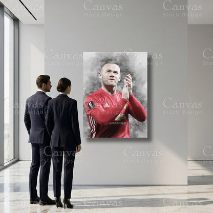 Wayne Rooney Football Sports Artwork