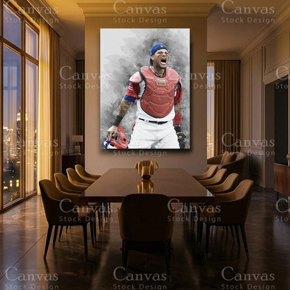 Yadier Molina premium baseball wall decor