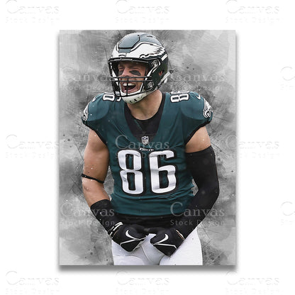 Zach Ertz Canvas Wall Art