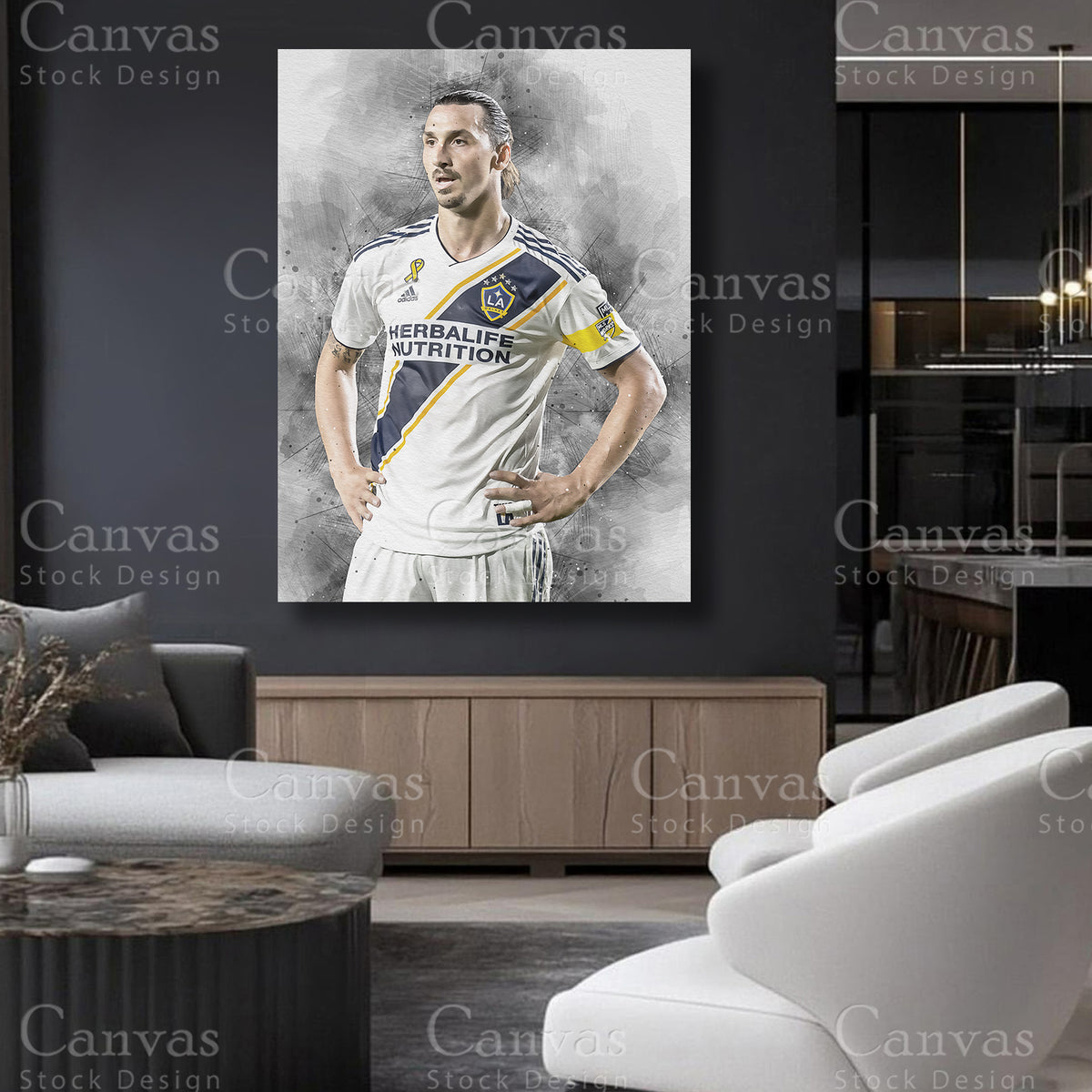 Zlatan Ibrahimovic Canvas Art for Refined Interiors