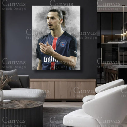 Zlatan Ibrahimovic Canvas Art for Refined Interiors
