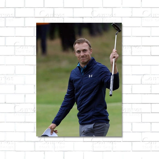 Jordan Spieth golf canvas print – PGA Tour wall decor for sports lovers